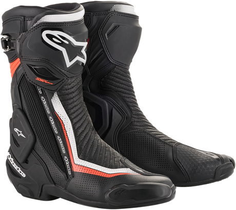 SMX+ Vented Boots - Black/White/Red - US 5 / EU 38