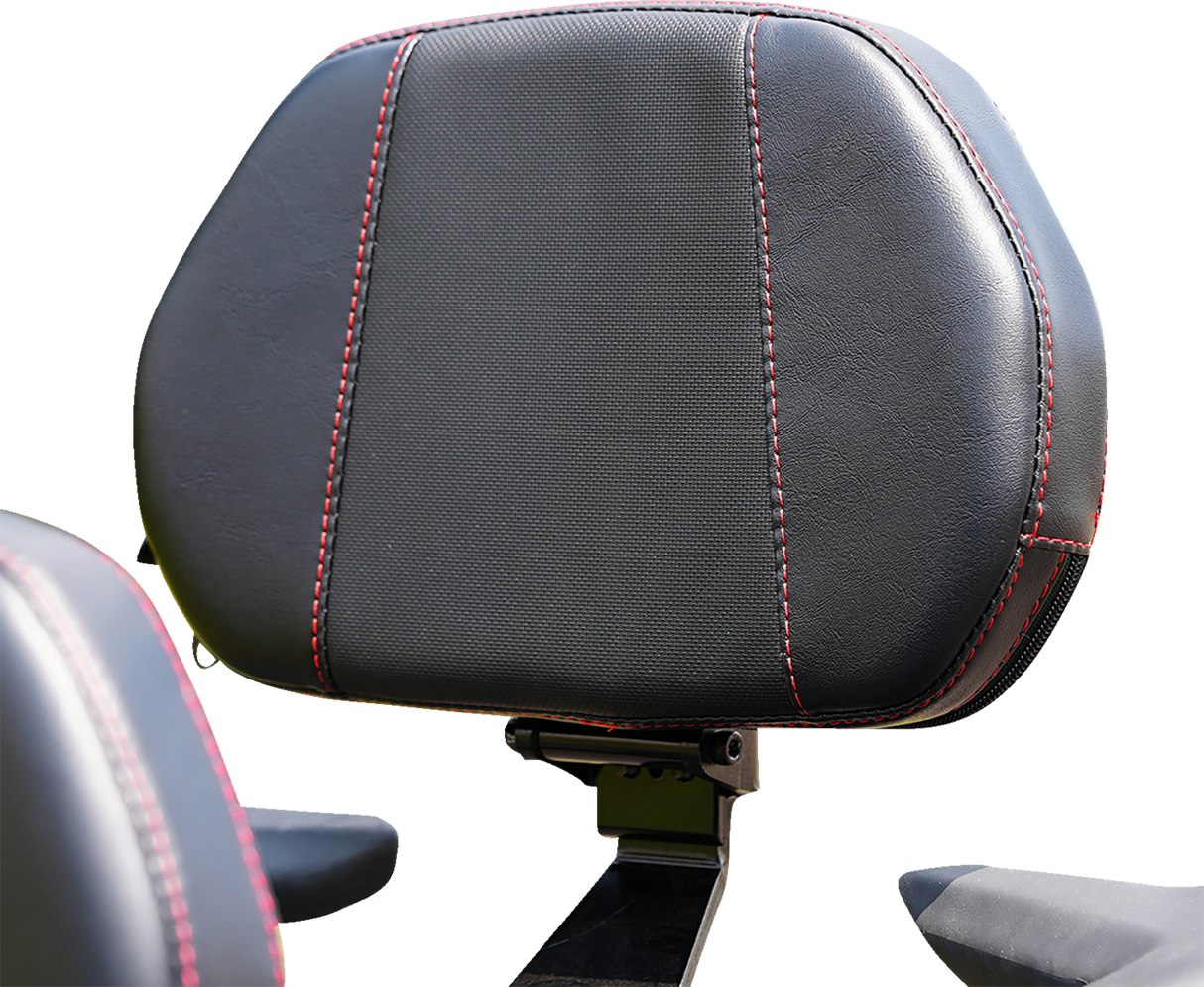 Grande Backrest - Driver - Ballistic Red Stitch - Ryker \'19-\'24 2019 - 2024