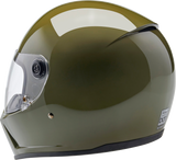 Lane Splitter Helmet - Gloss Olive Green - XL