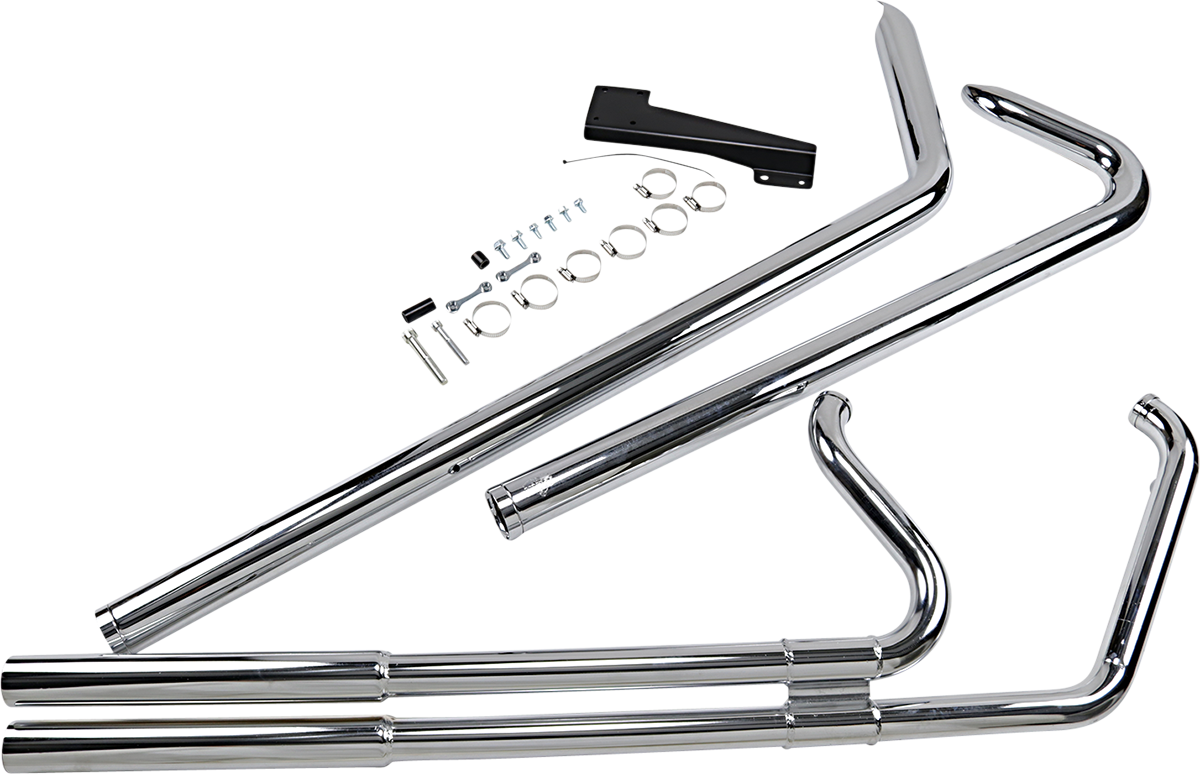 Big Shots Exhaust - Chrome - Long 1986 - 2011