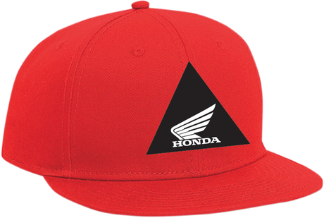 Youth Honda Snapback Hat - Red