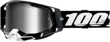 Racecraft 2 Goggles - Black - Silver Mirror