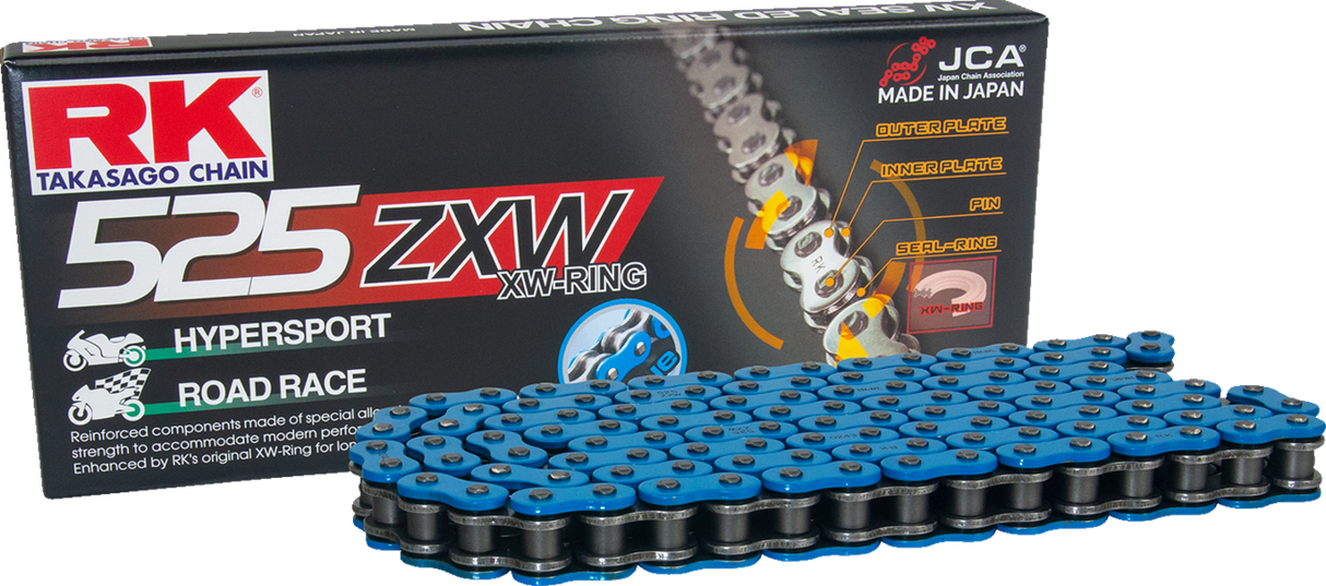 525 ZXW - Drive Chain - 120 Links - Blue