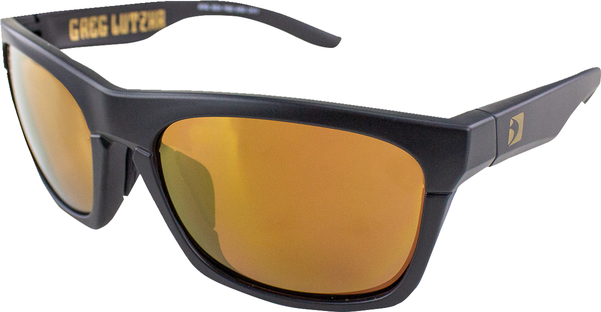 Greg Lutzka Free Bird Sunglasses - Matte Black - Brown High Definition Revo