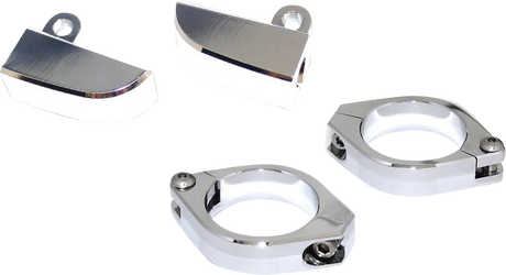 Turn Signal Mount with 38-41 mm Clamp - Chrome