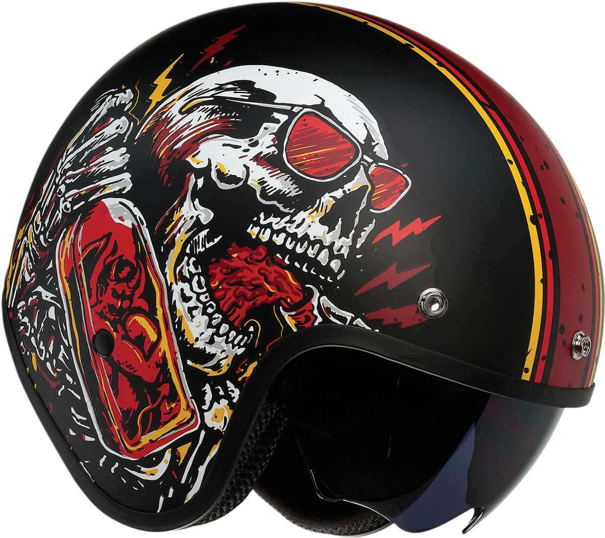 Saturn Helmet - Devil Made Me - Black/Red - Medium