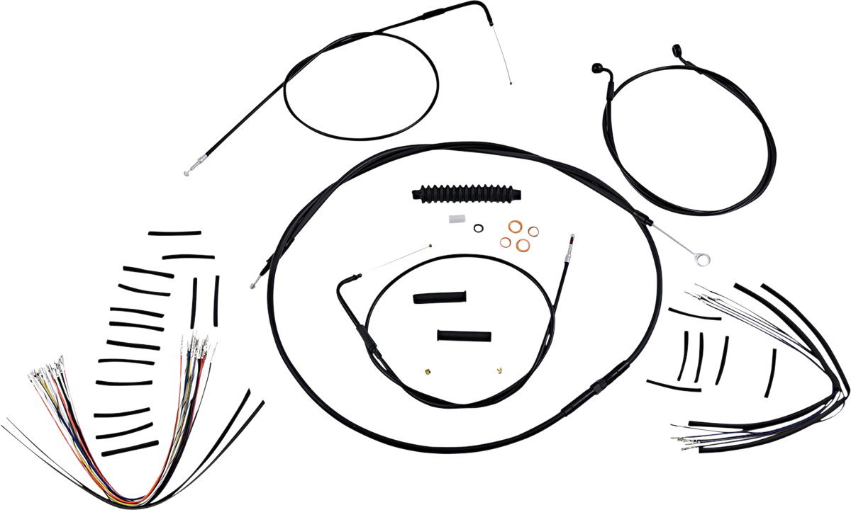 Control Cable Kit - XR - Black 2007 - 2010