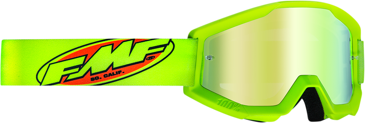 Youth PowerCore Goggles - Core - Yellow - Gold Mirror