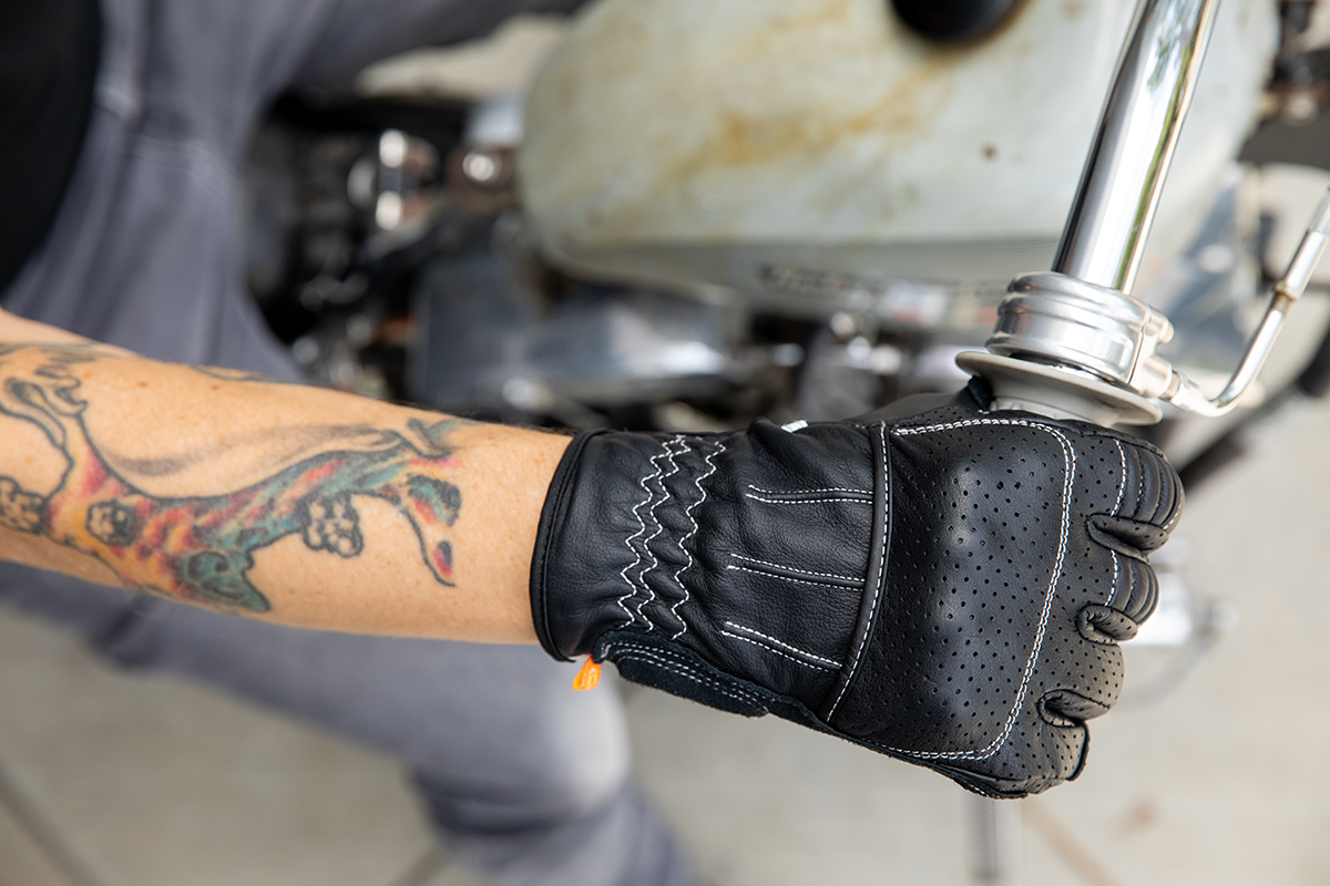 Borrego Gloves - Black/Cement - Large