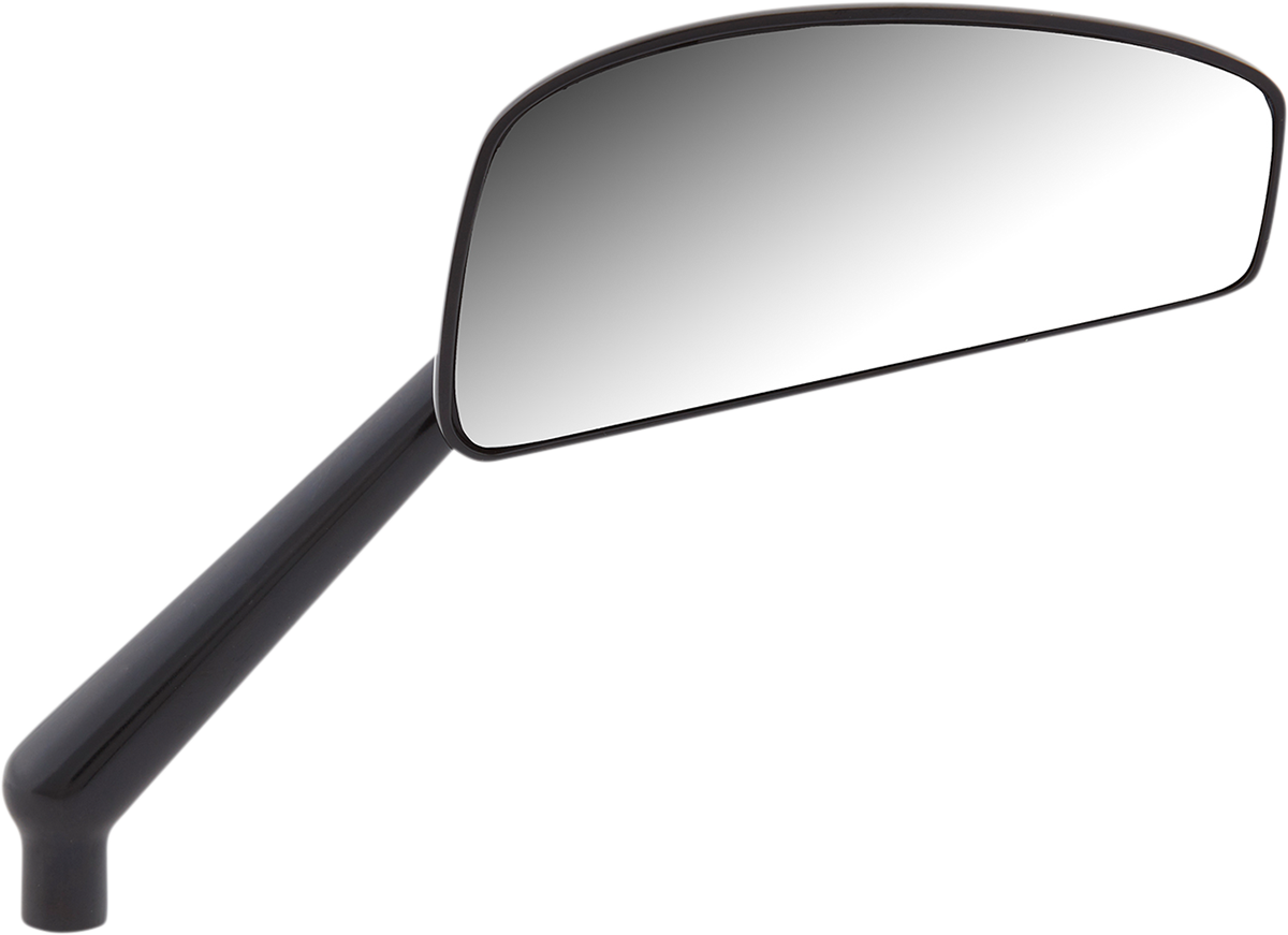 Mirror - Tearchop - Side View - Teardrop - Black - Right