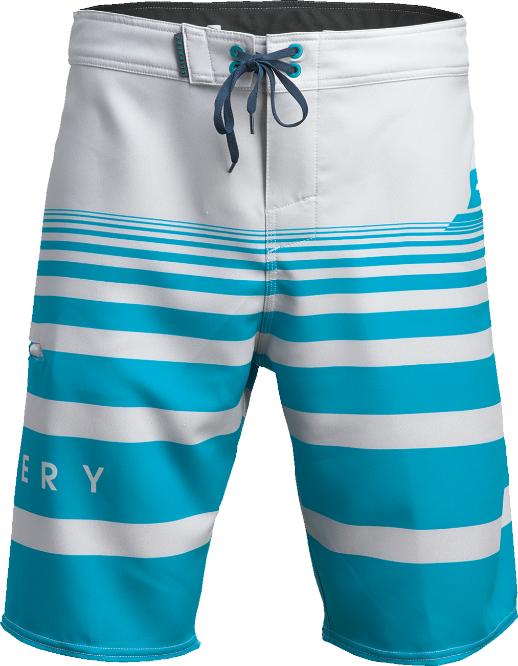 Glide Board Shorts - Gray/Aqua - US 30