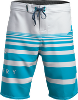 Glide Board Shorts - Gray/Aqua - US 44