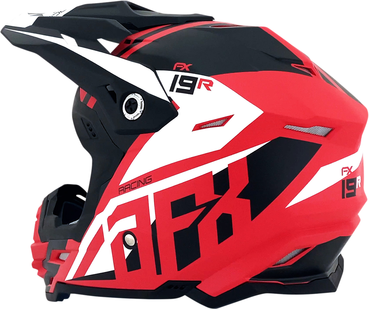 FX-19R Helmet - Racing - Matte Red - Large