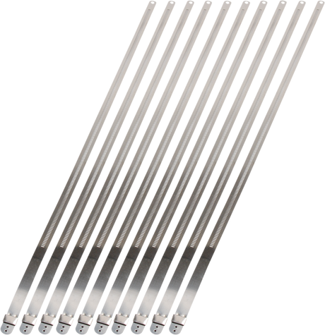 Positive Locking Ties - 1/2\" x 20\" - Stainless Steel