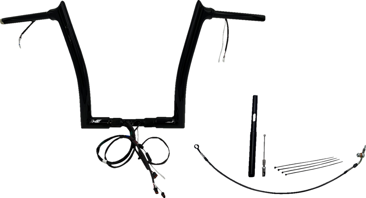 Handlebar Kit - Pointed Top - 14\" - Black 2021 - 2022