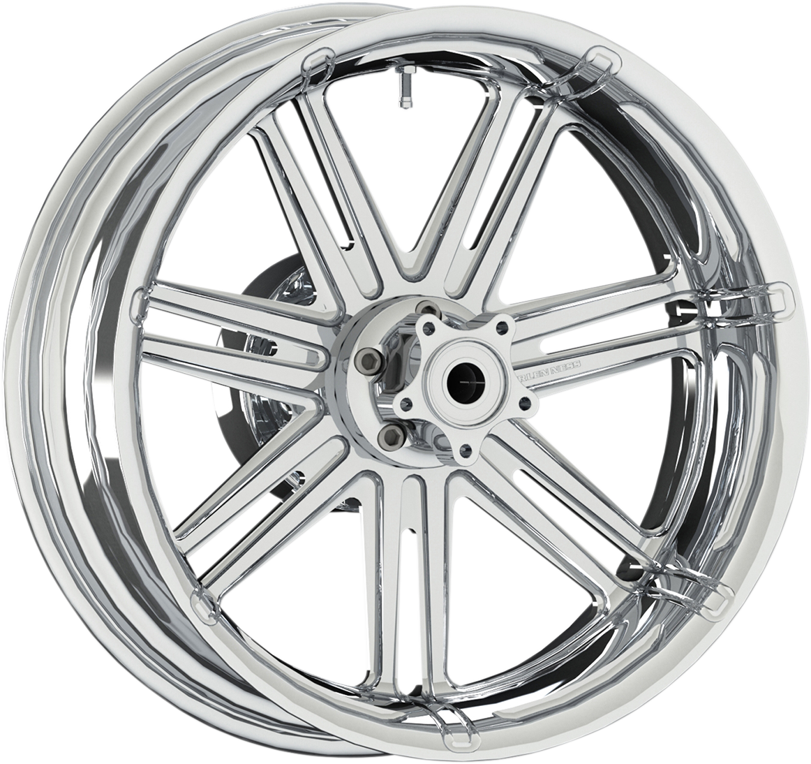 Wheel - 7-Valve - Rear - Single Disc/With ABS - Chrome - 18x5.5 2008 - 2022