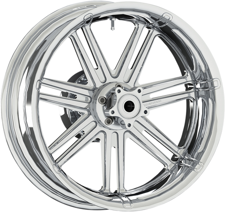 Wheel - 7-Valve - Rear - Single Disc/With ABS - Chrome - 18x5.5 2008 - 2022