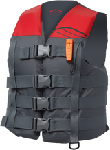 Hydro Nylon Vest - Charcoal/Red - XS