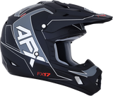 FX-17 Helmet - Aced - Matte Black/White - Small