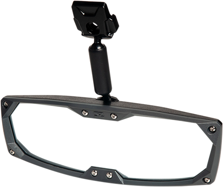 Mirror - Halo R - Rear View - Rectangle - Black w/Black Bezel - 1-3/4\"