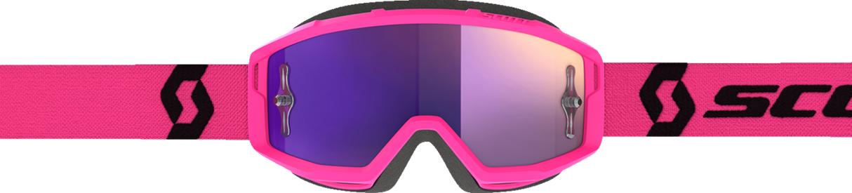 Primal Goggle - Pink/Black - Purple Chrome