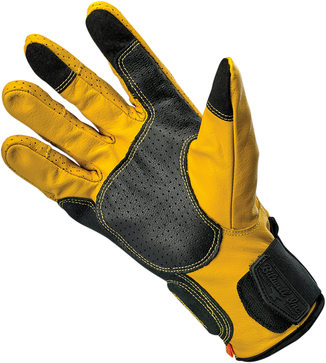 Borrego Gloves - Gold/Black - Large