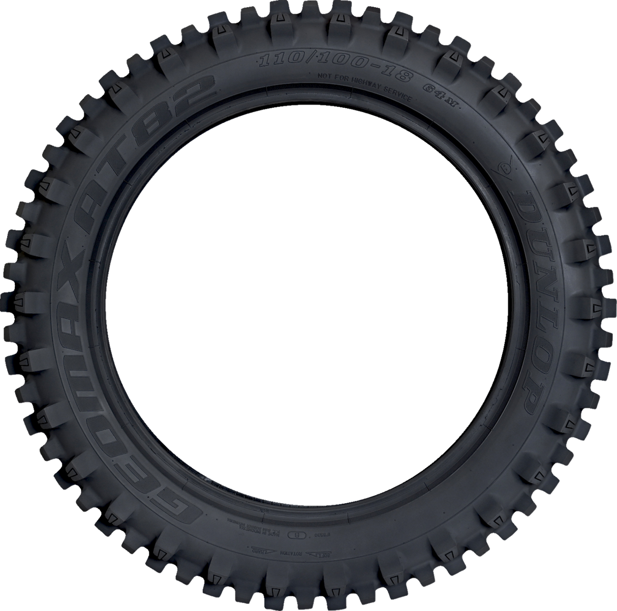 Tire - Geomax AT82 - Rear - 110/100-18 - 64M