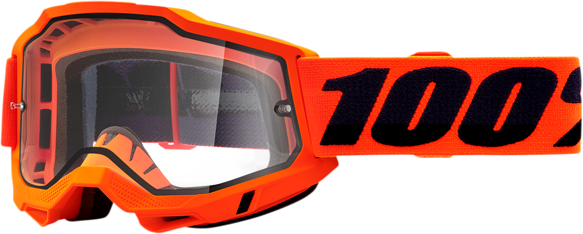 Accuri 2 Enduro Goggles - Neon Orange - Clear