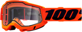 Accuri 2 Enduro Goggles - Neon Orange - Clear