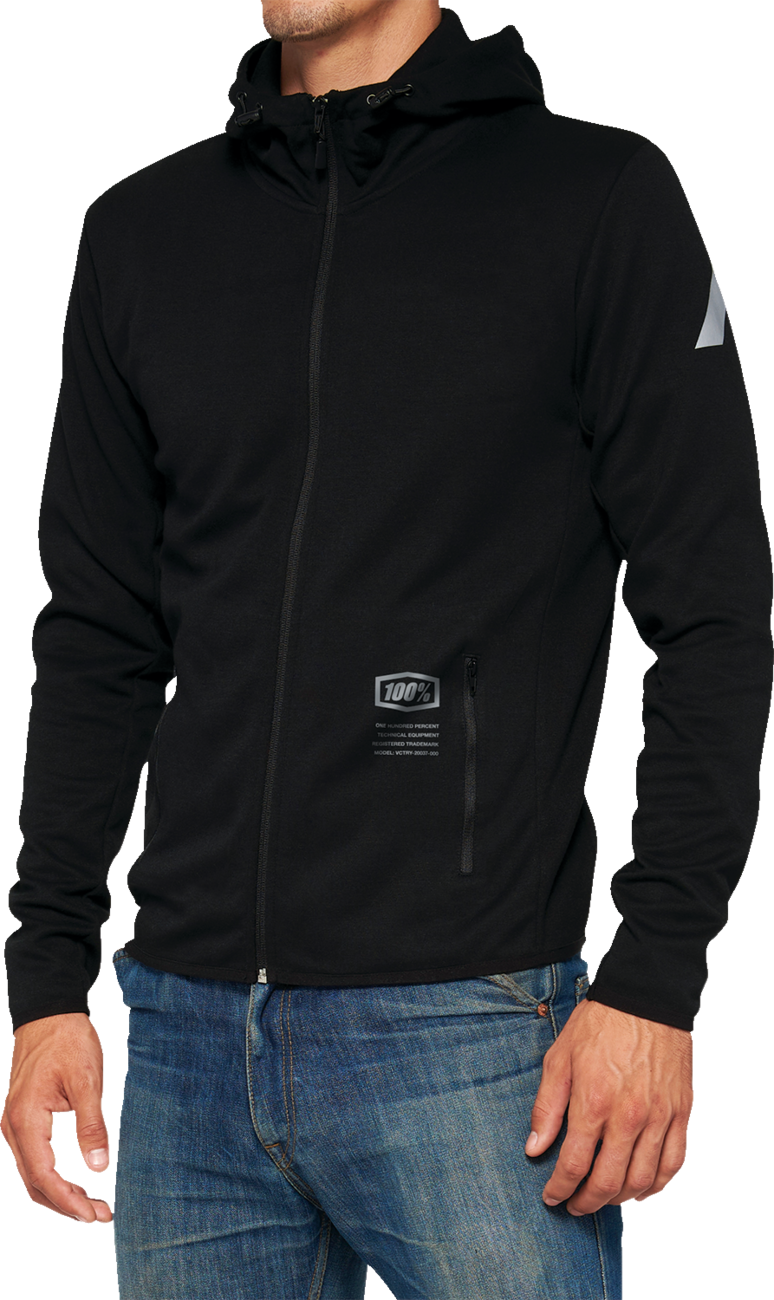 Viceroy Tech Zip Hoodie - Black - Large