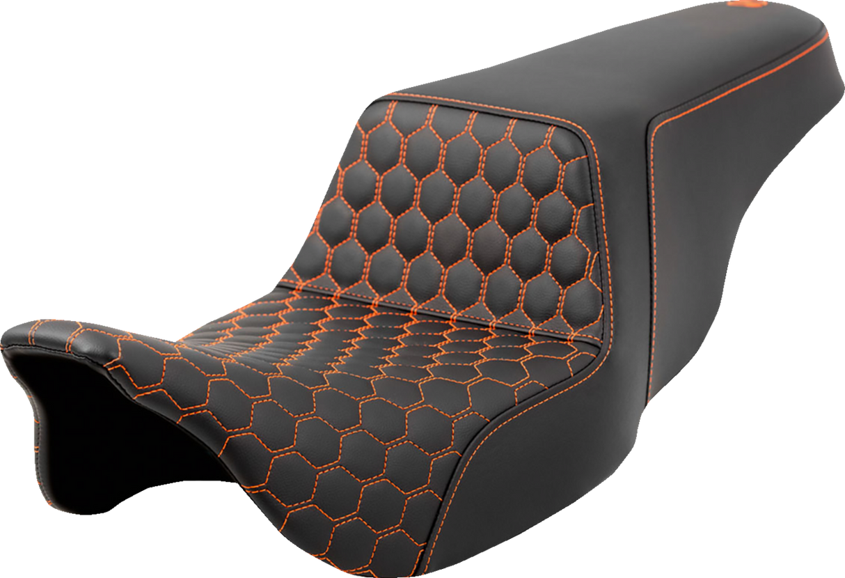 Step-Up Seat - Honeycomb - Orange Stitching - FL \'08-\'23 2008 - 2023