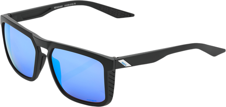 Renshaw Sunglasses - Matte Black - HiPER Blue Mirror