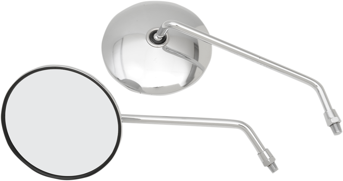 Mirrors - Classic - OE Replacement - Side View - Round - Chrome - Left/Right 1973 - 1983