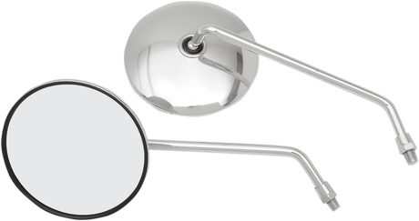 Mirrors - Classic - OE Replacement - Side View - Round - Chrome - Left/Right 1973 - 1983