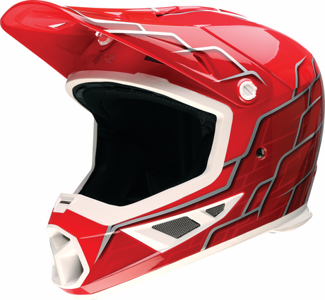 Rise 2.0 Helmet - Hyacinth - Red/Silver - XS