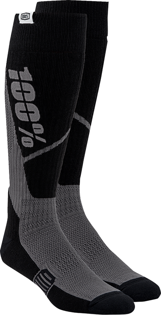 Torque Comfort Moto Socks - Black - Large/XL