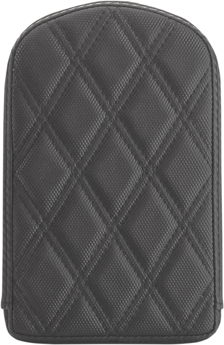 Sissy Bar Pad - Lattice Stitched - Black