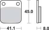 Off-Road Sintered Brake Pads 1996 - 2014