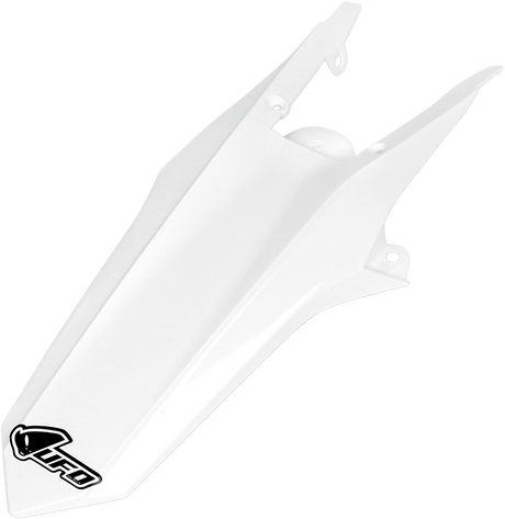 MX Rear Fender - With Pins - White 2014 - 2016