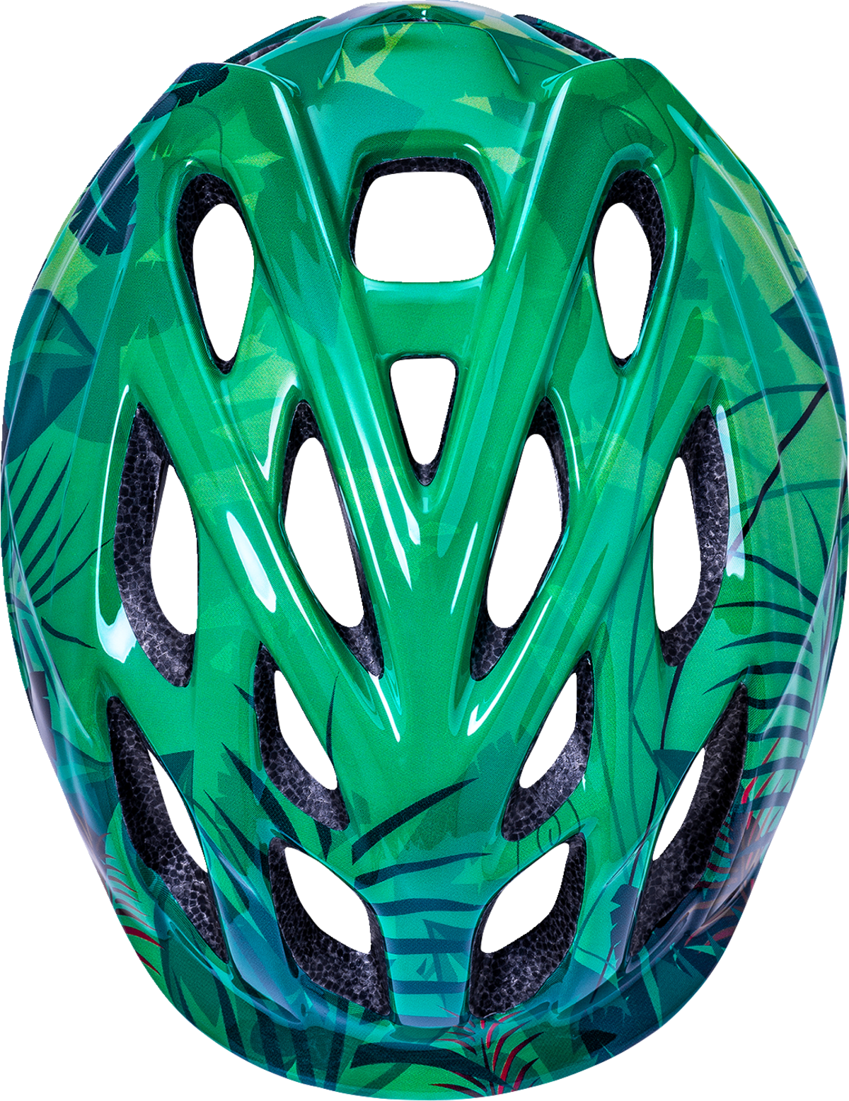 Child Chakra Lighted Helmet - Jungle - Gloss Green - Small