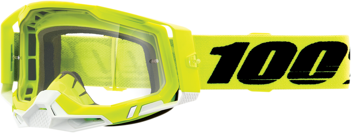 Racecraft 2 Goggles - Fluo Yellow - Clear