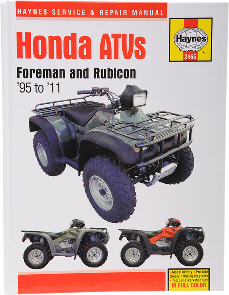 Manual - Honda TRX4/450 1995 - 2007