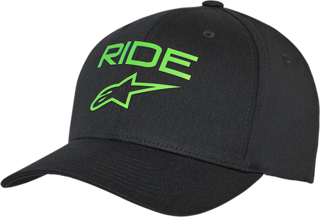 Ride Transfer Hat - Black/Green - Small/Medium