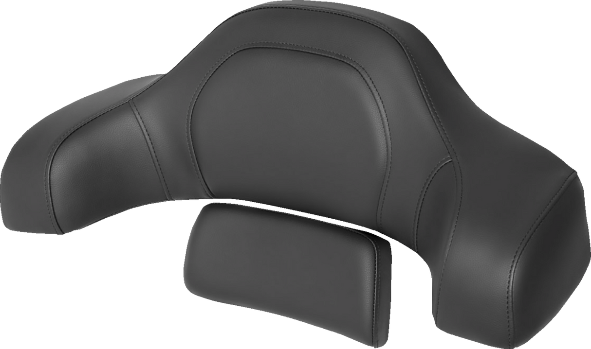 RoadSofa™ Tour-Pak® Pad - Black w/ Black Stitching - Indian \'14-\'22 2014 - 2022