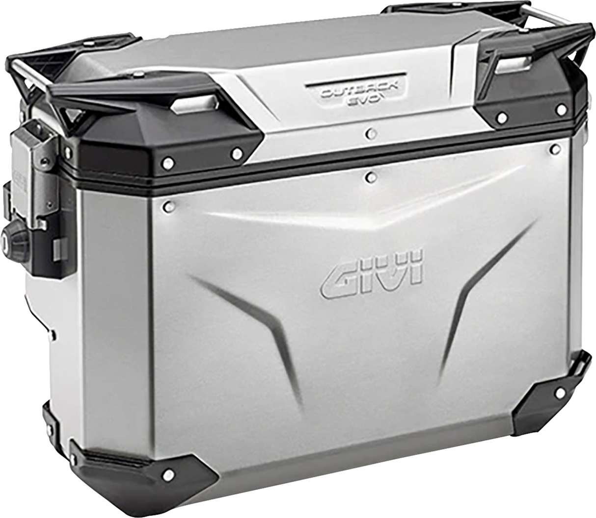 Outback Evo Side Case - Right - 33 Liter - Silver