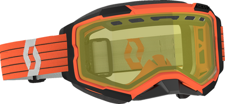 Fury Snow Cross Goggle - Orange/Gray - Yellow