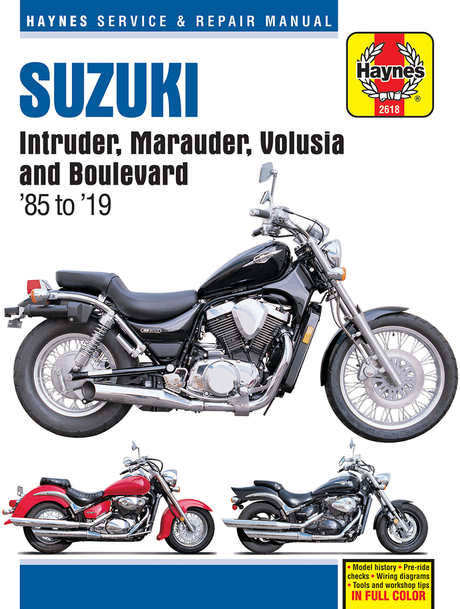 Manual - Suzuki Intruder/Boulevard/Volusia 1985 - 2019