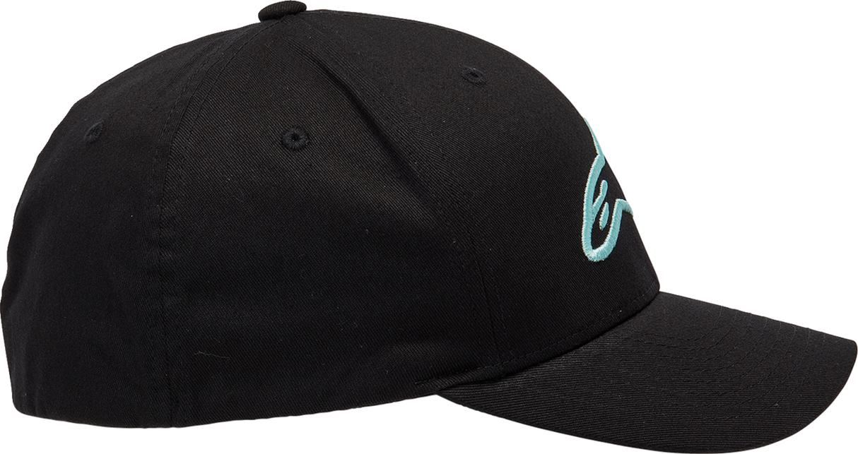 Ageless Curve Hat - Black/Light Aqua - Small/Medium