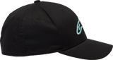 Ageless Curve Hat - Black/Light Aqua - Small/Medium