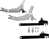 Backrest Kit - 11\" - Chrome - Dyna 2006 - 2017